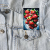 Strawberry Splash Button (Insitu)