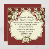 Strawberry Splash Einladung (Vorne/Hinten)