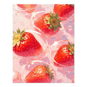 Strawberry Splash Fotodruck