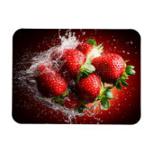 Strawberry Splash Magnet (Horizontal)