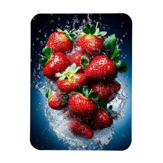 Strawberry Splash Magnet (Vertikal)