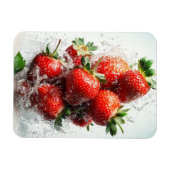 Strawberry Splash Magnet (Horizontal)