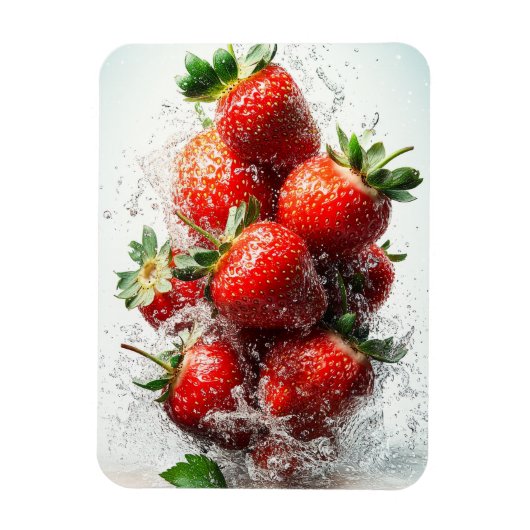 Strawberry Splash Magnet (Vertikal)
