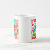Strawberry Splash Muster Kaffeetasse (Mittel)