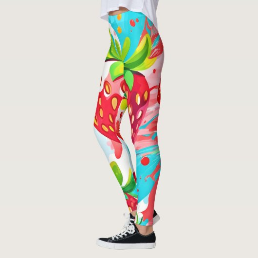 Strawberry Splash Muster Leggings (Links)