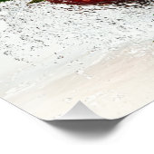 Strawberry Splash Poster (Ecke)