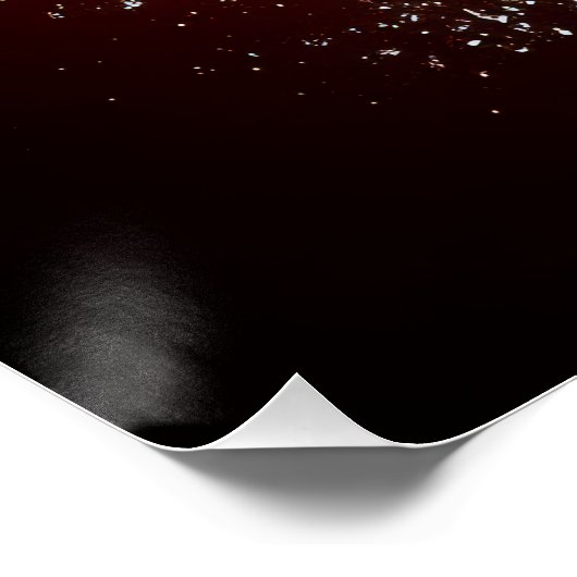 Strawberry Splash Poster (Ecke)