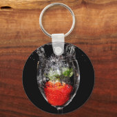 Strawberry Splash Schlüsselanhänger (Vorderseite)