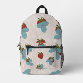 Strawberry Sprinkle Backpack Bedruckter Rucksack (Vorderseite)