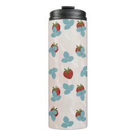Strawberry Sprinkle Thermal Tumbler Thermosbecher