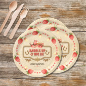 Strawberry Stampede Birthday Pappteller