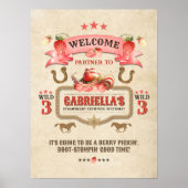 Strawberry Stampede Welcome Poster (Vorne)