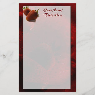 Strawberry Stationery Briefpapier