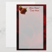 Strawberry Stationery Briefpapier (Vorne/Hinten)