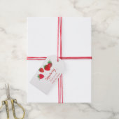 Strawberry Stems Geschenkanhänger (Mit Garn)
