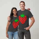 Strawberry Stickerei sieht niedlich cool aus und T-Shirt (Unisex)