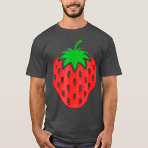 Strawberry Stickerei sieht süß cool und T-Shirt