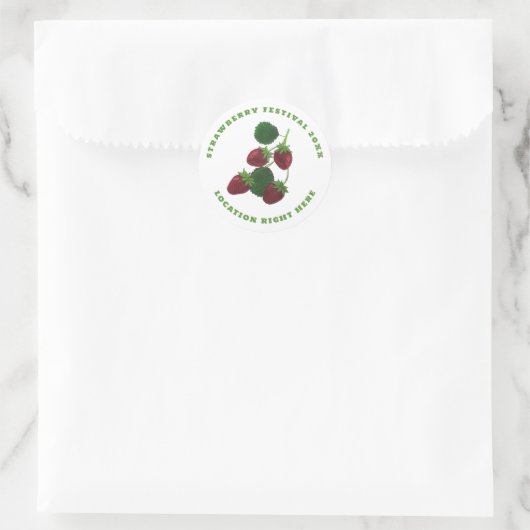 Strawberry Stickers (Tasche)