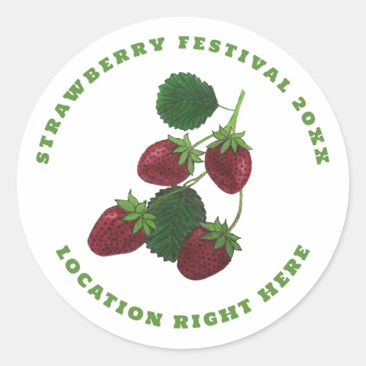 Strawberry Stickers (Vorderseite)