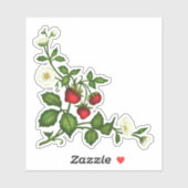 Strawberry Stickers Aufkleber (Blatt)