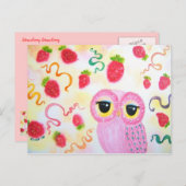 Strawberry Strawberry Postkarte (Vorne/Hinten)