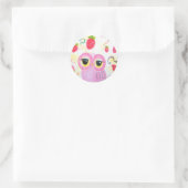 Strawberry Strawberry Runder Aufkleber (Tasche)