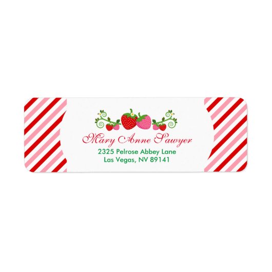 Strawberry Summer Birthday Baby Dusche (Vorne)