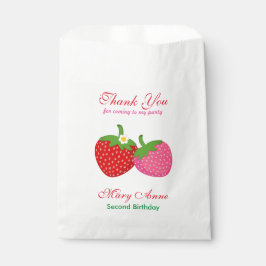 Strawberry Summer Birthday Baby Dusche Geschenktütchen