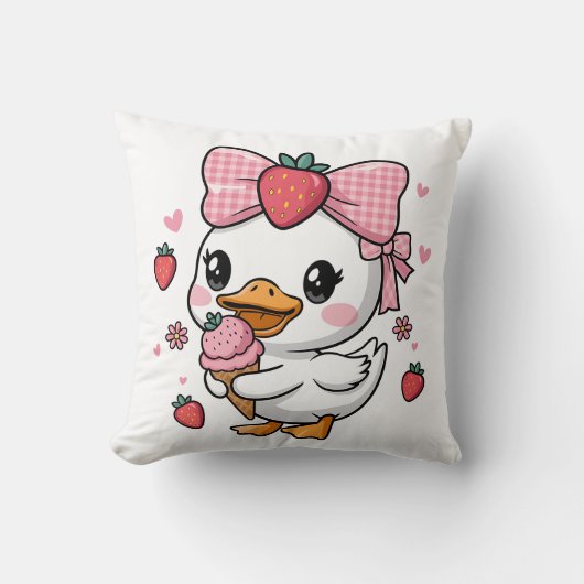 Strawberry Summer Goose Kissen (Vorderseite)