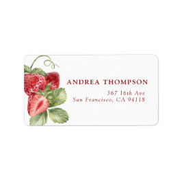 Strawberry | Summer Labels Adressaufkleber