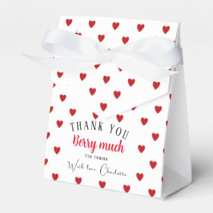 Strawberry Summer Party Vielen Dank für Ihre Unter Geschenkschachtel