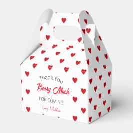 Strawberry Summer Party Vielen Dank Geschenkschachtel