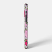 Strawberry Summer Seamless Pattern iPhone Hülle (Linke Seite)