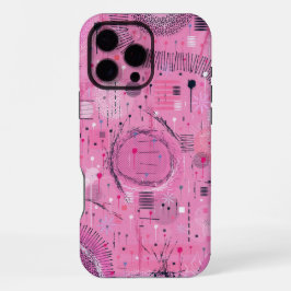 Strawberry Sundae Abstract Art iPhone 16 Pro Max Hülle