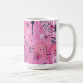 Strawberry Sundae Abstract Art Kaffeetasse