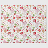 Strawberry Sundae Pattern Geschenkpapier (Flach)