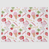 Strawberry Sundae Pattern Seidenpapier (Vorderseite)