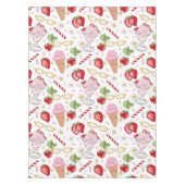 Strawberry Sundae Pattern Tischdecke (Vorderseite)