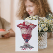Strawberry Sundae Sweet Indulge Birthday Karte