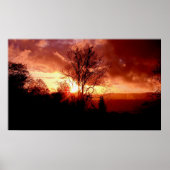 Strawberry Sunrise Poster (Vorne)