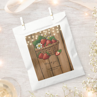 Strawberry Sweet Basket Baby Dusche Geschenktütchen