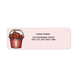 Strawberry Sweet Bucket Baby Dusche