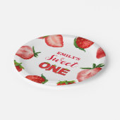 Strawberry Sweet Danke zum Geburtstag | Berry Swee Pappteller (Schrägansicht)