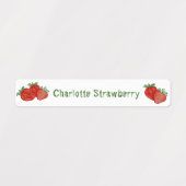 Strawberry Sweet Fruit Fresh Niedlich Shcool Offic Etiketten (Design 1)