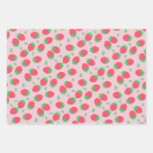 Strawberry Sweet Geschenkpapier Set (Vorderseite 3)