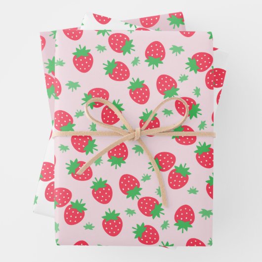 Strawberry Sweet Geschenkpapier Set (Beispiel)