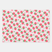 Strawberry Sweet Geschenkpapier Set (Vorderseite)