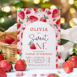 Strawberry Sweet One Berry 1. Geburtstag Party Einladung<br><div class="desc">Strawberry Sweet One Berry 1st Birthday Party Einladung Alle Designs sind © PIXEL PERFECTION PARTY LTD</div>