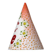 Strawberry Sweet ONE zum ersten Geburtstag Partyhütchen (Rechts)