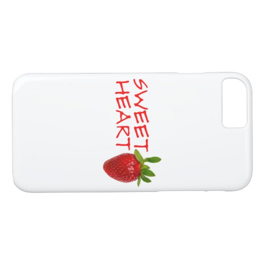 Strawberry Sweetheart Case-Mate iPhone Hülle (Rückseite (Horizontal))